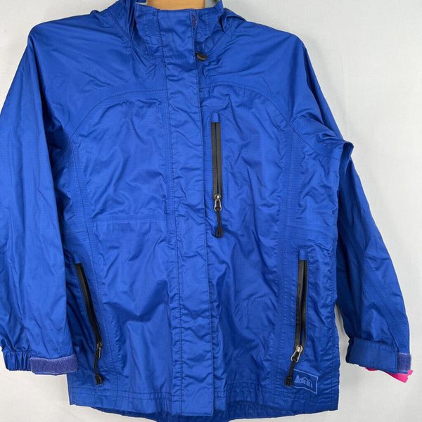Size 4-5: REI Blue Lined Rain Coat