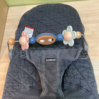 Baby Bjorn Dark Grey Bouncer Bliss w/ Toy Bar