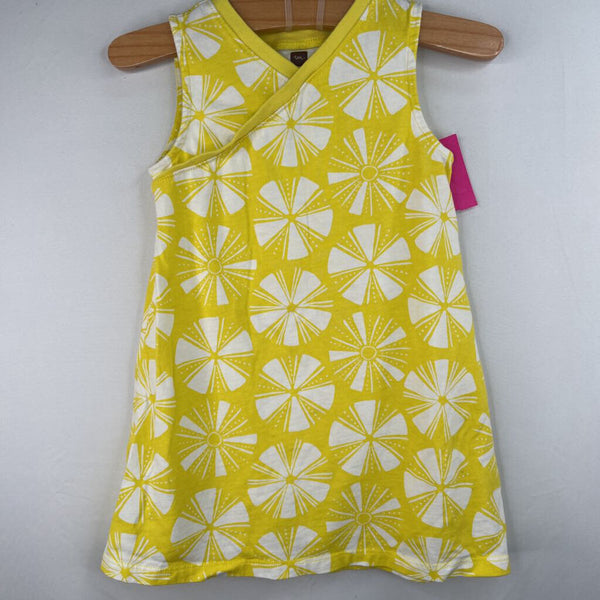 Size 3: Tea Yellow/White Suns Dress