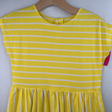 Size 10: Primary Yellow/White Striped Dress