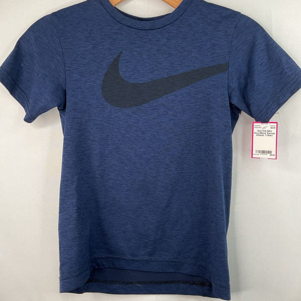 Size 8-9: Nike Navy/Black Swoop Athletic T-Shirt