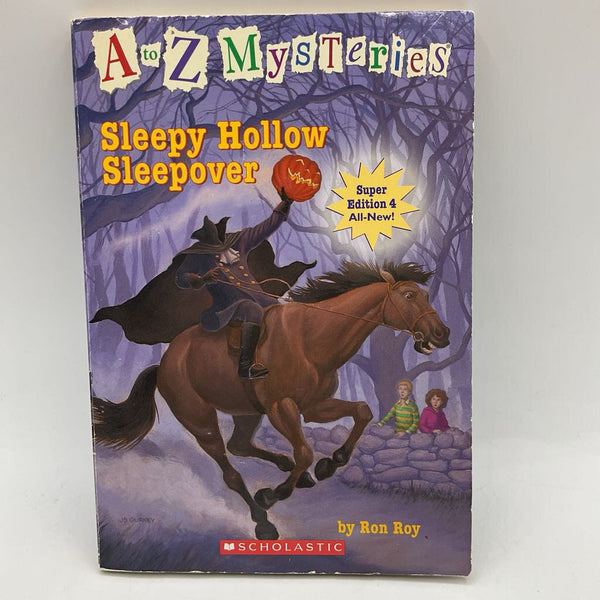 A to Z Mysteries: Sleepy Hollow Sleepover (paperback)