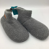 Size 1-2Y: Slevel Grey Fuzzy Slippers