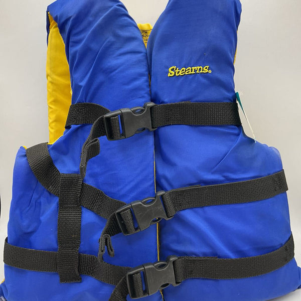 Size Child (50-90lbs): Stearns Blue/Yellow Life Vest