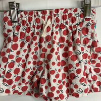 Size 3: Tea White/Red Berries Drawstring Shorts