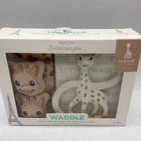 Sophie La Girafe Waddle Rattle Socks set