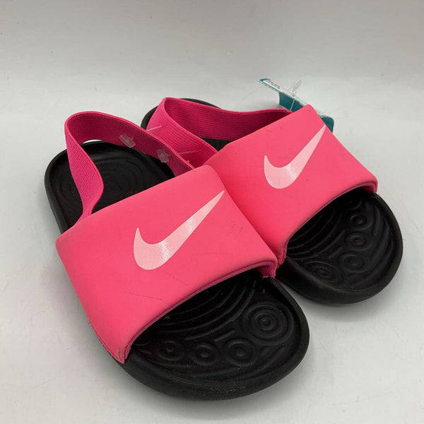 Size 9: Nike Pink/Black Sandals