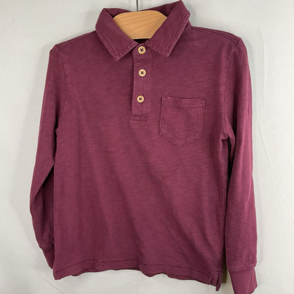 Size 5-6: Boden Purple Long Sleeve Polo