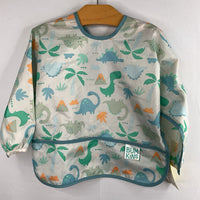 Size OS: Bumkins White/Colorful Dinos Art Smock