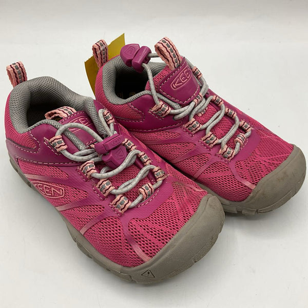 Size 8: Keen Pink/Grey Toggle Sneakers