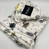 Milk Snob White/Colorful Star Wars Car Seat Cover/Nursing Cover