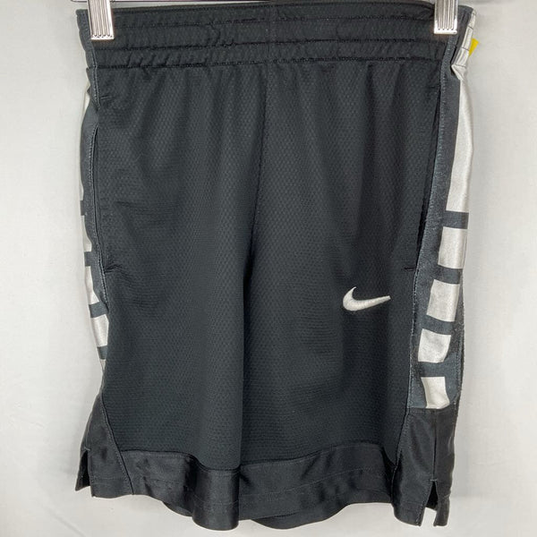 Black athletic shorts with white trim on sale