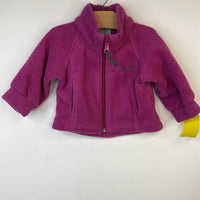 Size 6m: Columbia Rashberry Pink Fleece Coat