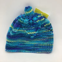 Blue/Green Knit Beanie