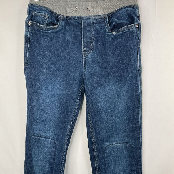 Size 10 (140): Hanna Andersson Blue Denim Drawstring Jeans