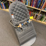 Baby Bjorn Dark Grey Quilted Bouncer Bliss w/ Toy Bar (retails $260)