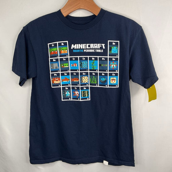 Size 10-12: Minecraft Navy/Colorful T-Shirt