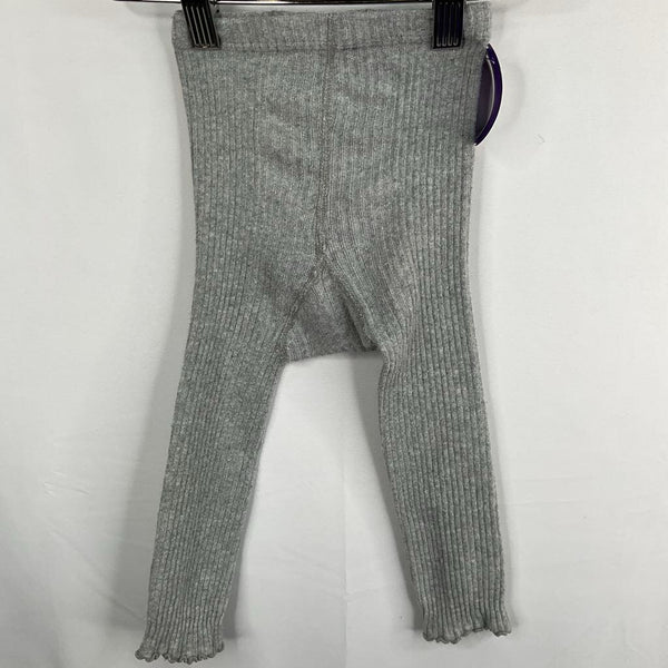 Size 18-24m: Grey Ribbed Leggings