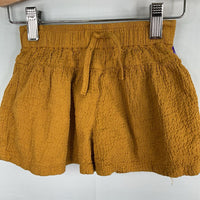 Size 2-3: Zara Yellow Textured Drawstring Shorts