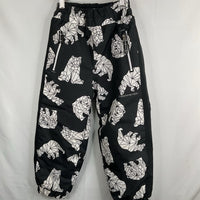 Size 5: Obermeyer Black/White Geometric Bears Snow Pants