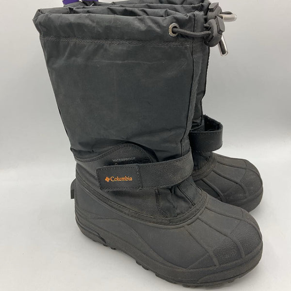 Size 13: Columbia Black Velcro/Toggle Insulated Snow Boots