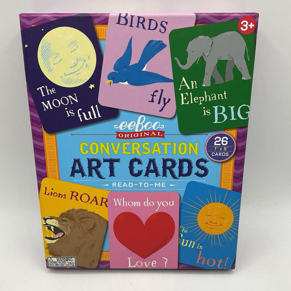 eeBoo Art Conversation Cards