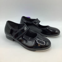 Size 10.5: So Danca Black Velcro Strap Tap Shoes