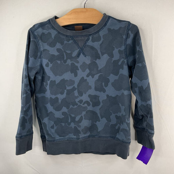 Size 5: Tea Two Tone Blue Camo Sweatshirt REDUCED