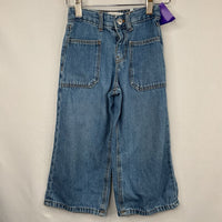 Size 3-4: Zara Blue Wide Leg Denim Jeans