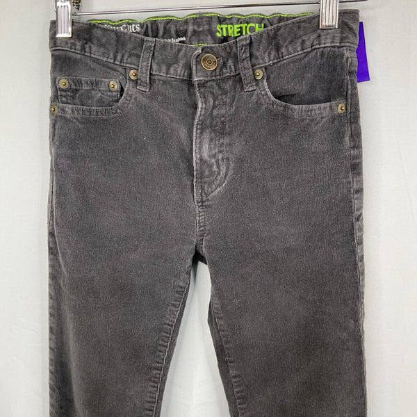 Size 10: Crewcuts Grey Corduroy Adjustable Waist Pants