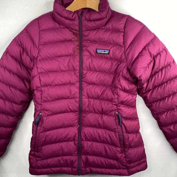 Size 10: Patagonia Purple Down Puffer Coat REDUCED