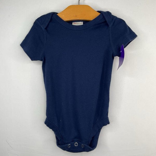 Size 6-12m (70): Hanna Andersson Navy Onesie