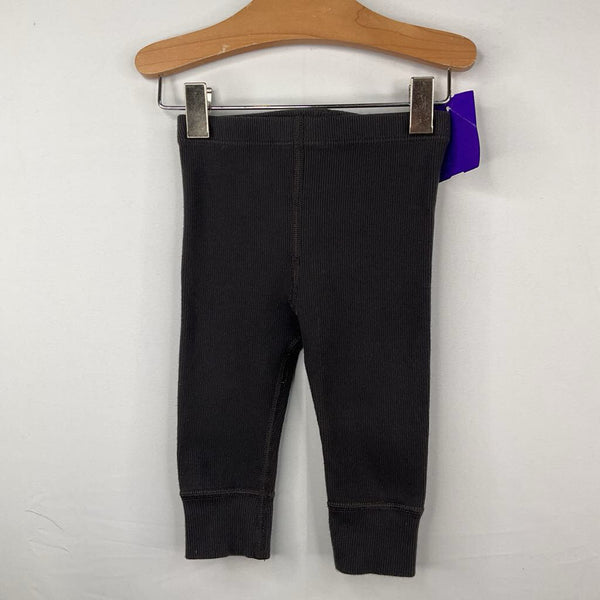 Size 6-12m (70): Hanna Andersson Black Ribbed Legging