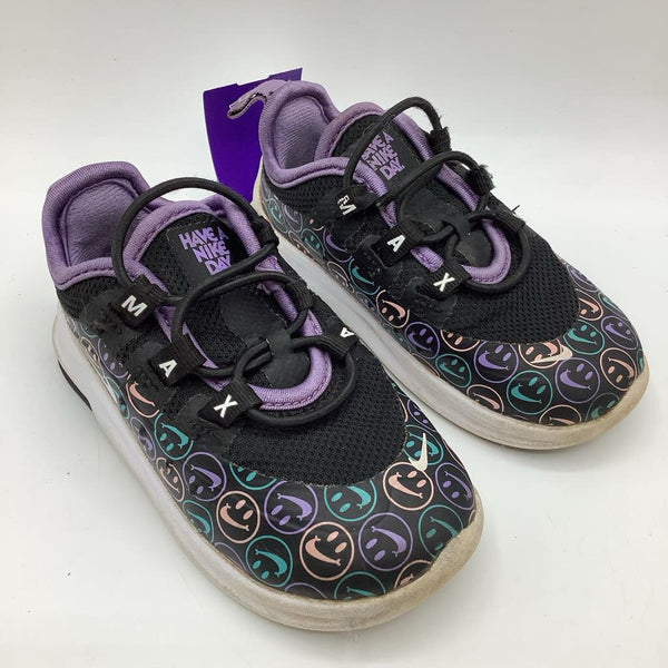 Size 6: Nike Black/Purple/Green Smiley Faces Lace-Up Sneakers