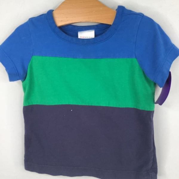 Size 12-18m: Hanna Andersson Blue Green T-shirt