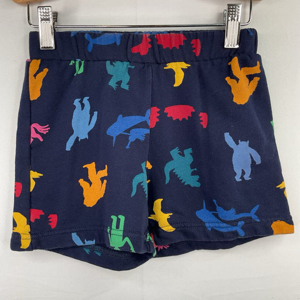 Size 5 (110): Hanna Andersson Navy/Colorful Cryptids Shorts