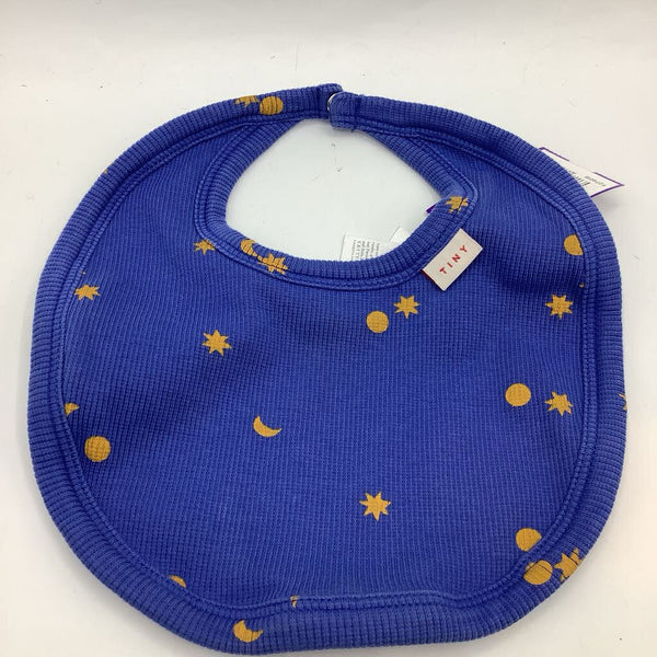 Tiny Cottons Blue/Yellow Moon/Stars Bib