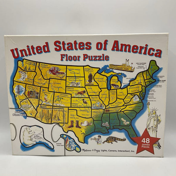 48pc United States Floor Puzzle