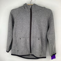 Size 4: Gap Grey/Black Trim Ahthletic Zip-Up Hoodie