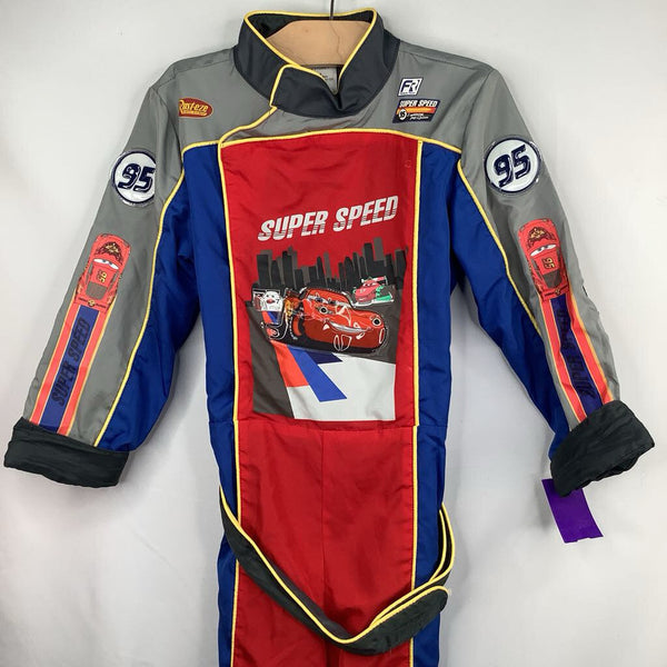 Size 5-6: Disney Cars Multicolor F1 Driver Costume