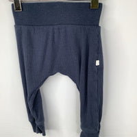 Size 3-6m: Mori Navy Ribbed Cozy Pants