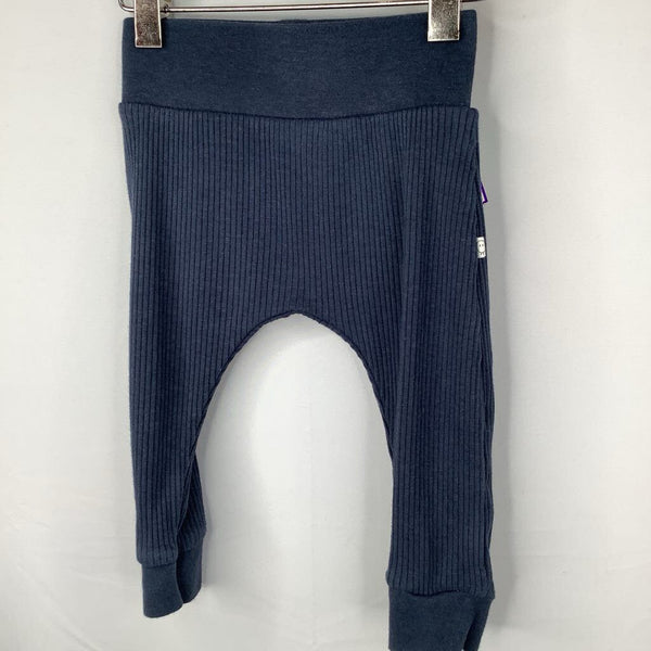 Size 6-9m: Mori Navy Ribbed Cozy Pants