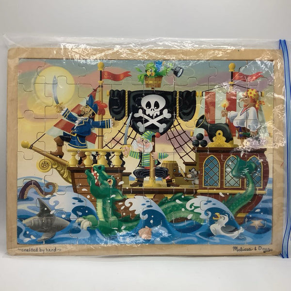 Melissa & Doug 48pc Wooden Pirate Adventure Jigsaw Puzzle