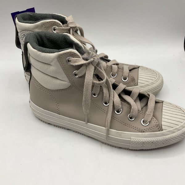 Size 5.5Y: Converse Grey/White Utility Lace-Up Sneakers