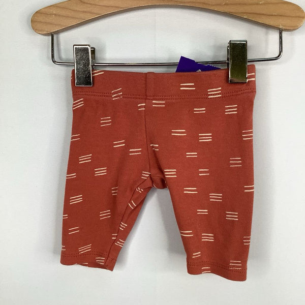 Size NB: Nordstrom Orange/Tan Print Leggings