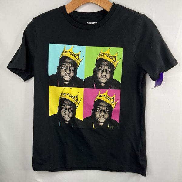 Size 10-12: Old Navy Black/Colorful Notorious B.I.G. T-Shirt