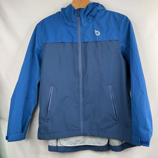 Size 10-12: Baleaf Two Tone Blue Rain Coat