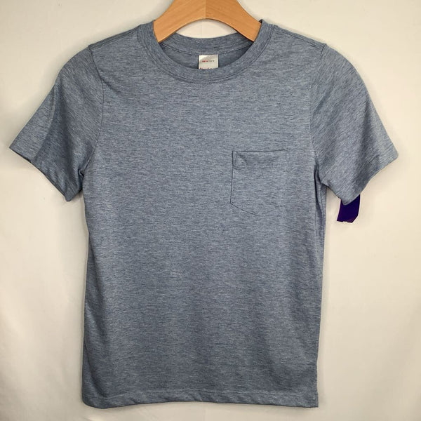 Size 10 (140): Hanna Andersson Blue Heathered T-Shirt