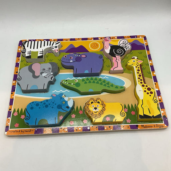 Melissa & Doug First Play Safari Animals Chunky Puzzle