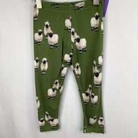 Size 12-18m: Milkbarn Green/White/Black Sheep Bamboo Cozy Pants